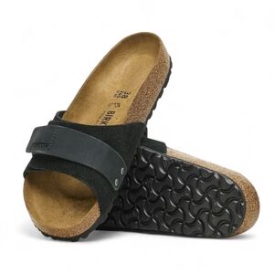 Birkenstock Oita Black Suede Leather Sandals Women’s‎ 37 | Made in Germany